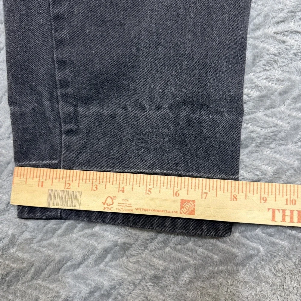 Vtg Levis 550 Black Jeans Tag 36x32/Fits 33x30 Relaxed Fit Straight Leg USA